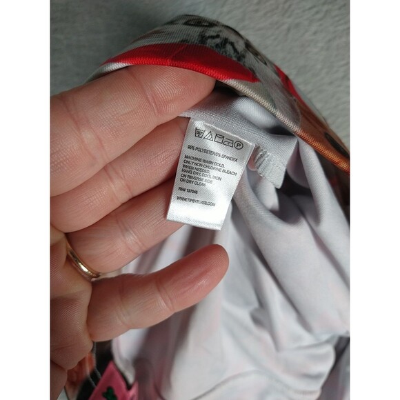 Tipsy Elves Leggings Small Kittens Cats Wearing Santa Hats Holiday Running - Picture 10 of 11